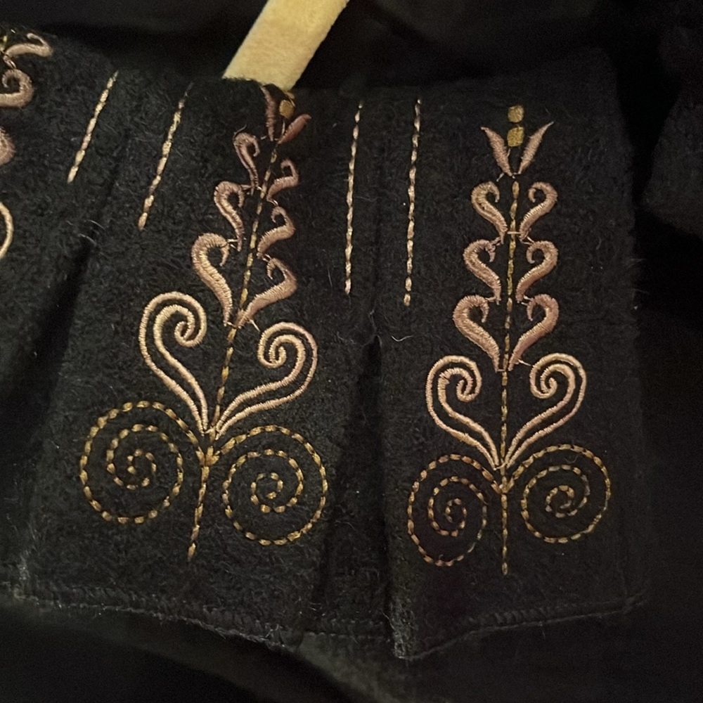 Carson - VTG 90’s boil wool jacket/embroidered - Picture 12 of 13